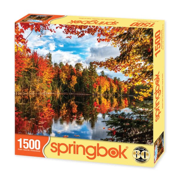 Autumn Lake 1500 Piece Jigsaw Puzzle by Springbok Puzzles - Springbok Puzzles - Jigsaw Puzzles - The Puzzle Center -