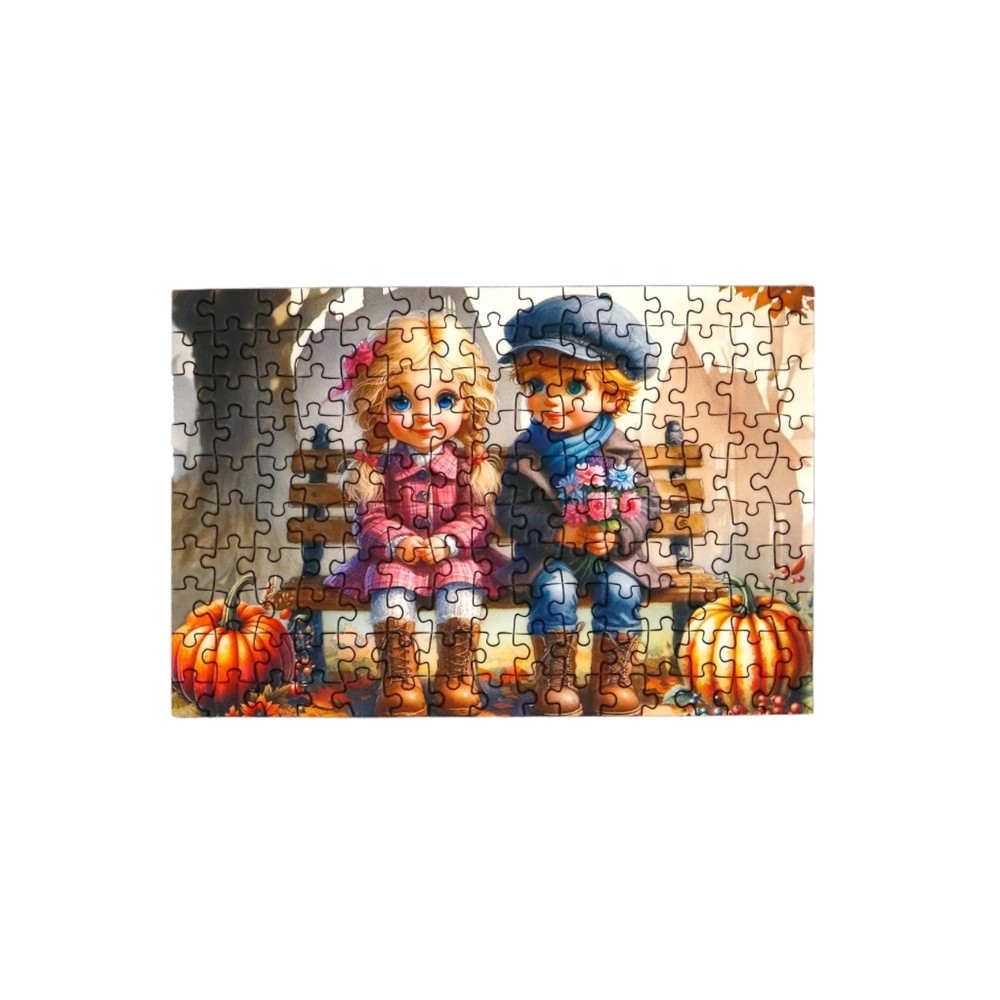 Autumn Love 150 Piece Mini Jigsaw Puzzle by Delfy Puzzles - Delfy - Jigsaw Puzzles - The Puzzle Center