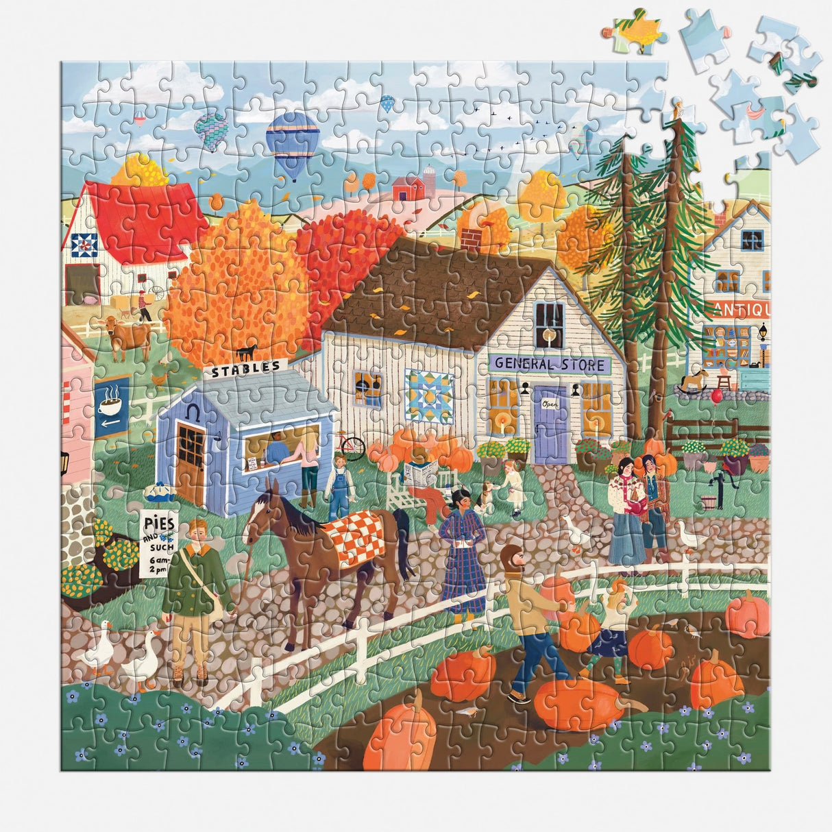 Autumn Square 300 Piece Jigsaw Puzzle | Galison