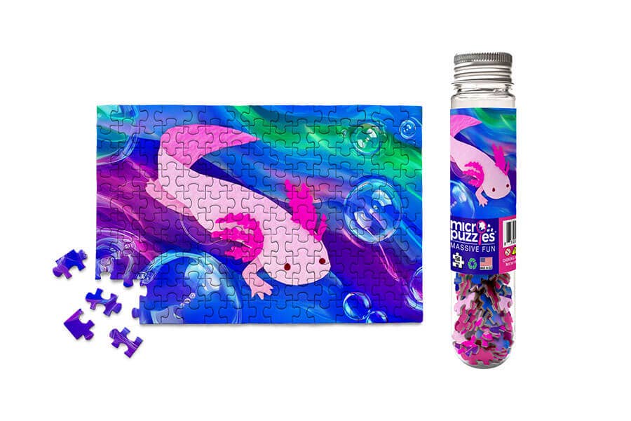 Axolotl Mini Jigsaw Puzzle | MicroPuzzles - Mini Jigsaw Puzzles - The Puzzle Center