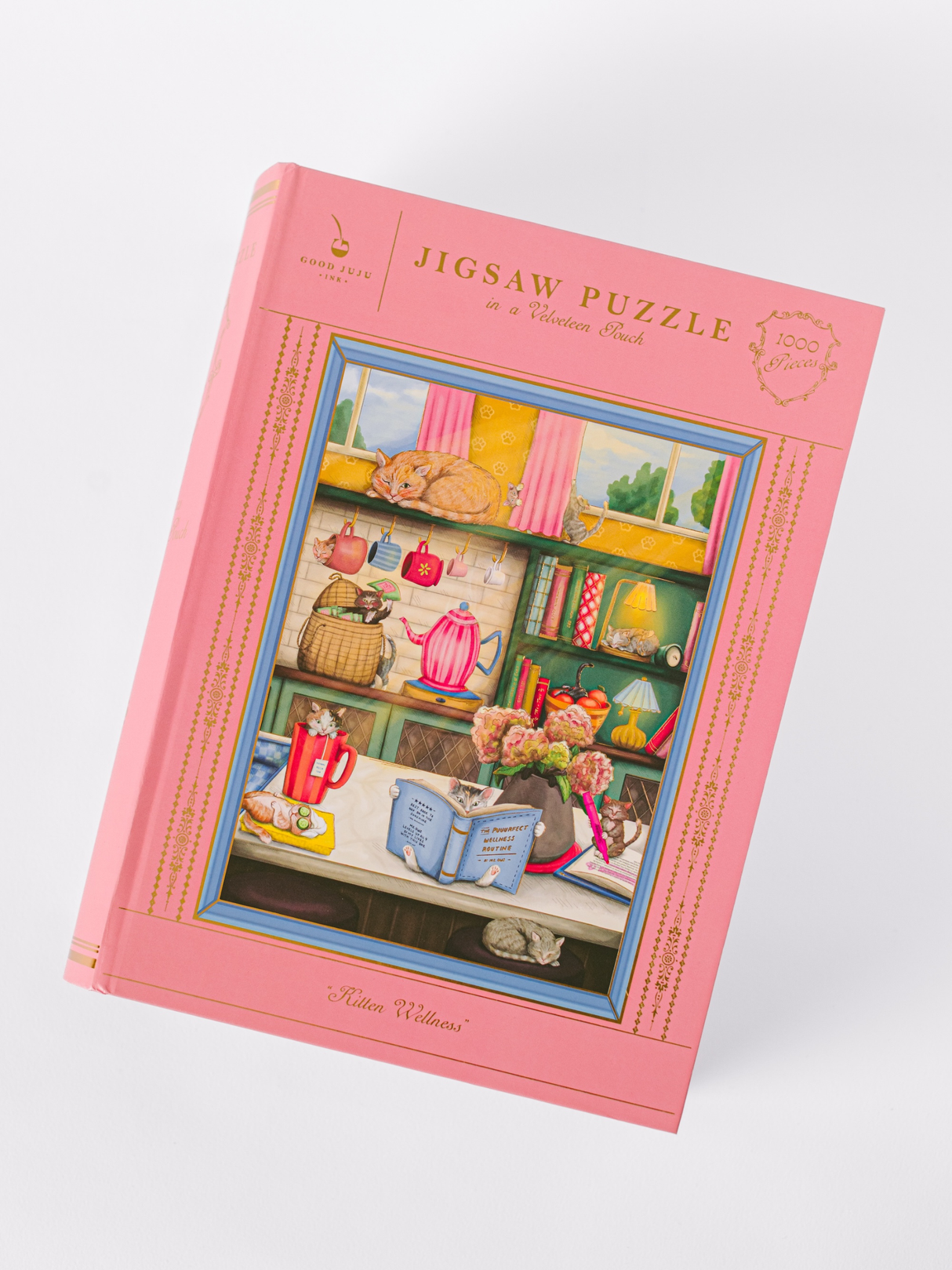 Kitten Wellness Routine 1000 Piece Jigsaw Puzzle | Good Juju Ink