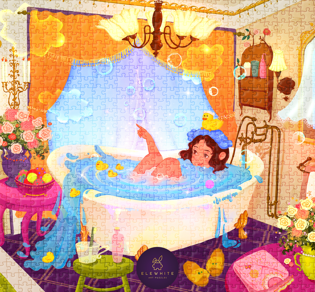Pre-Order - Vintage Splash 1000 Piece Jigsaw Puzzle | Elewhite