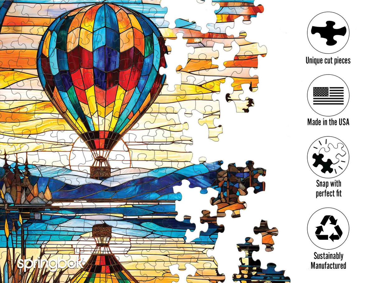 Balloon Reflections 500 Piece Jigsaw Puzzle | Springbok Puzzles