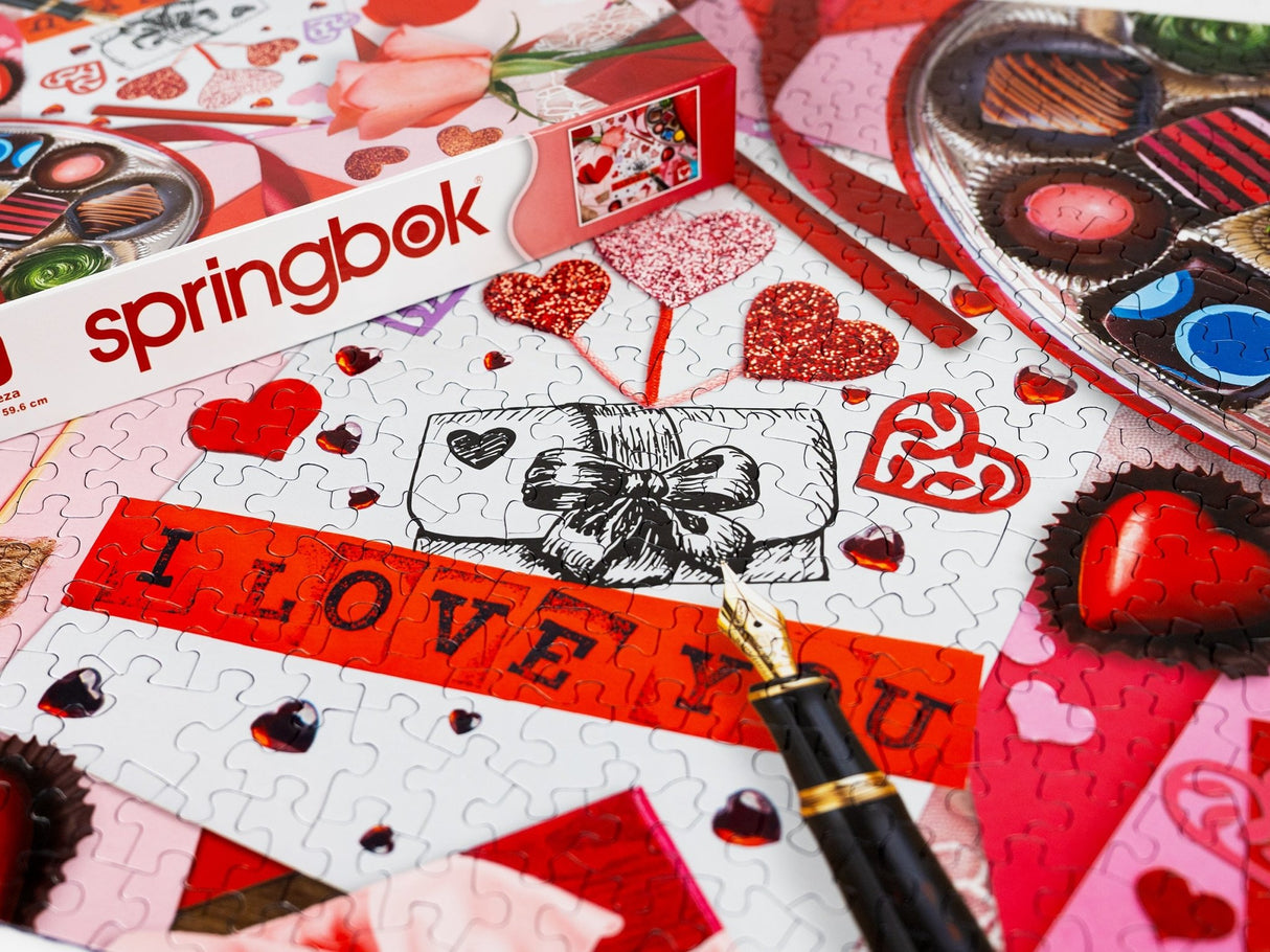 Be My Valentine 500 Piece Jigsaw Puzzle | Springbok Puzzles - Springbok Puzzles - Jigsaw Puzzles - The Puzzle Center