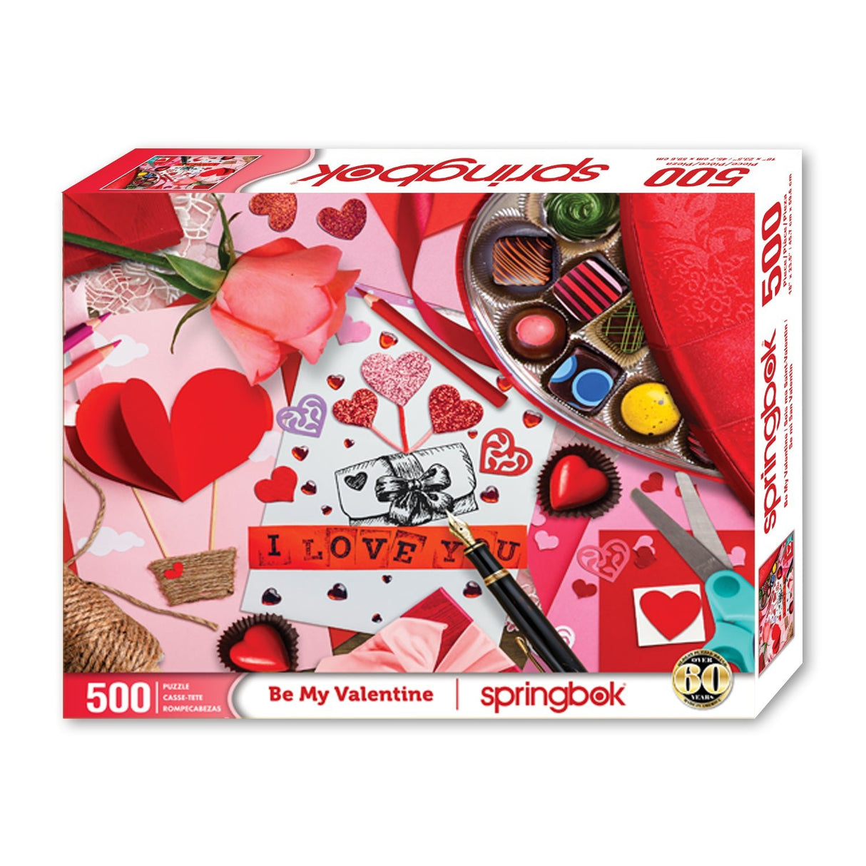 Be My Valentine 500 Piece Jigsaw Puzzle | Springbok Puzzles - Springbok Puzzles - Jigsaw Puzzles - The Puzzle Center