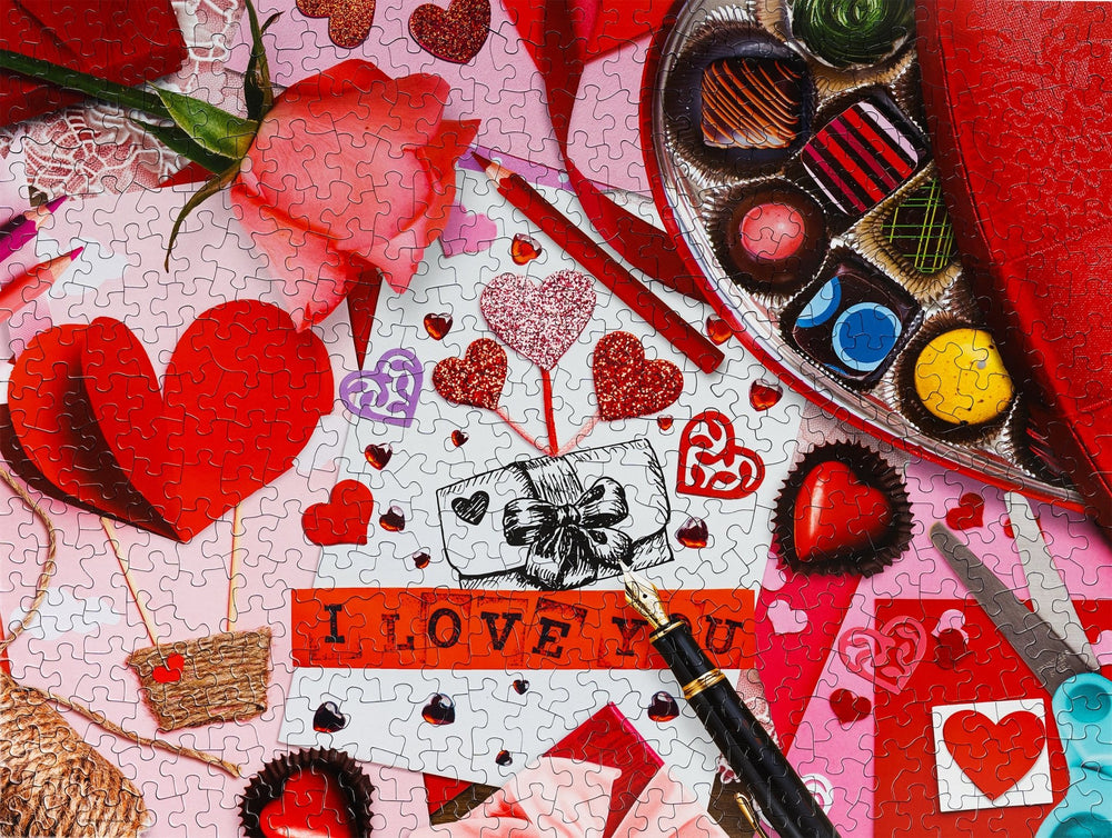 Be My Valentine 500 Piece Jigsaw Puzzle | Springbok Puzzles - Springbok Puzzles - Jigsaw Puzzles - The Puzzle Center