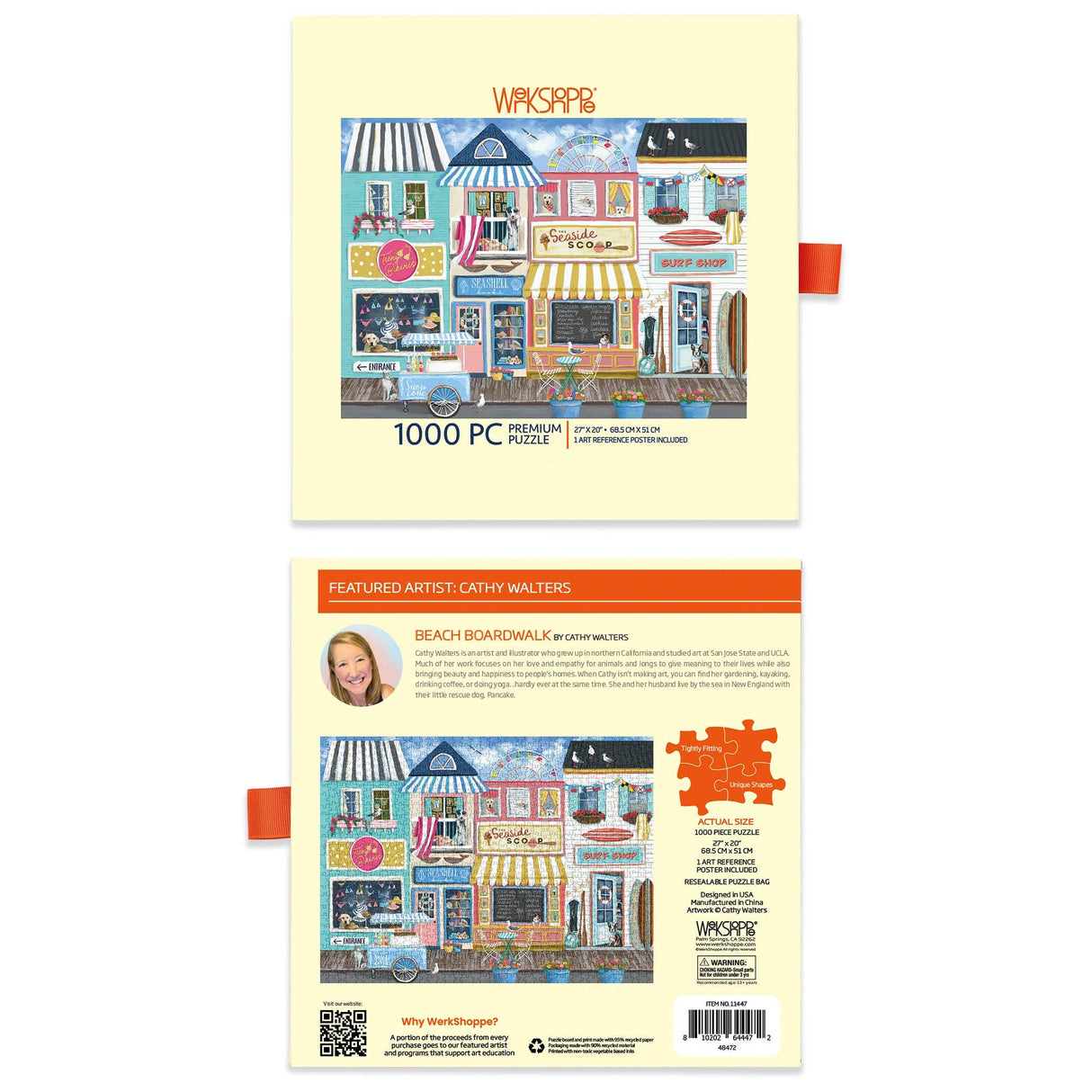 Beach Boardwalk 1000 Piece Jigsaw Puzzle | WerkShoppe - Jigsaw Puzzles - The Puzzle Center