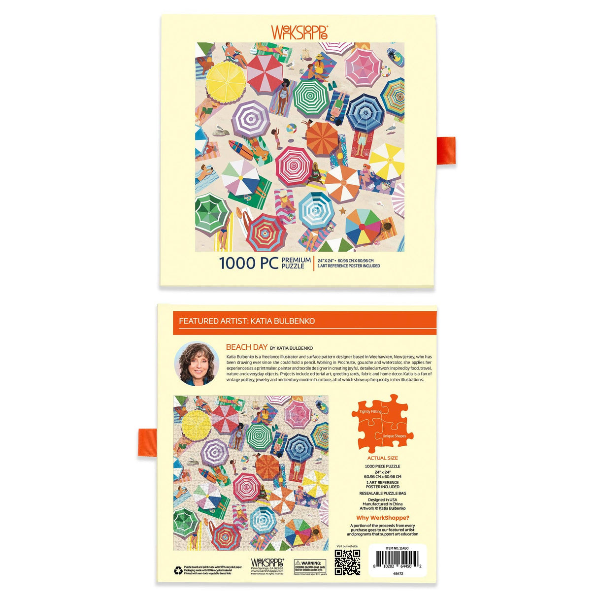 Beach Day 1000 Piece Jigsaw Puzzle | WerkShoppe - Jigsaw Puzzle - The Puzzle Center
