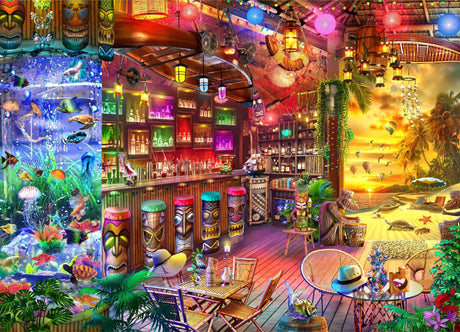 Beach Shack 1000 Piece Jigsaw Puzzle by Brain Tree Games - Brain Tree Games LLC - Jigsaw Puzzles - The Puzzle Center -