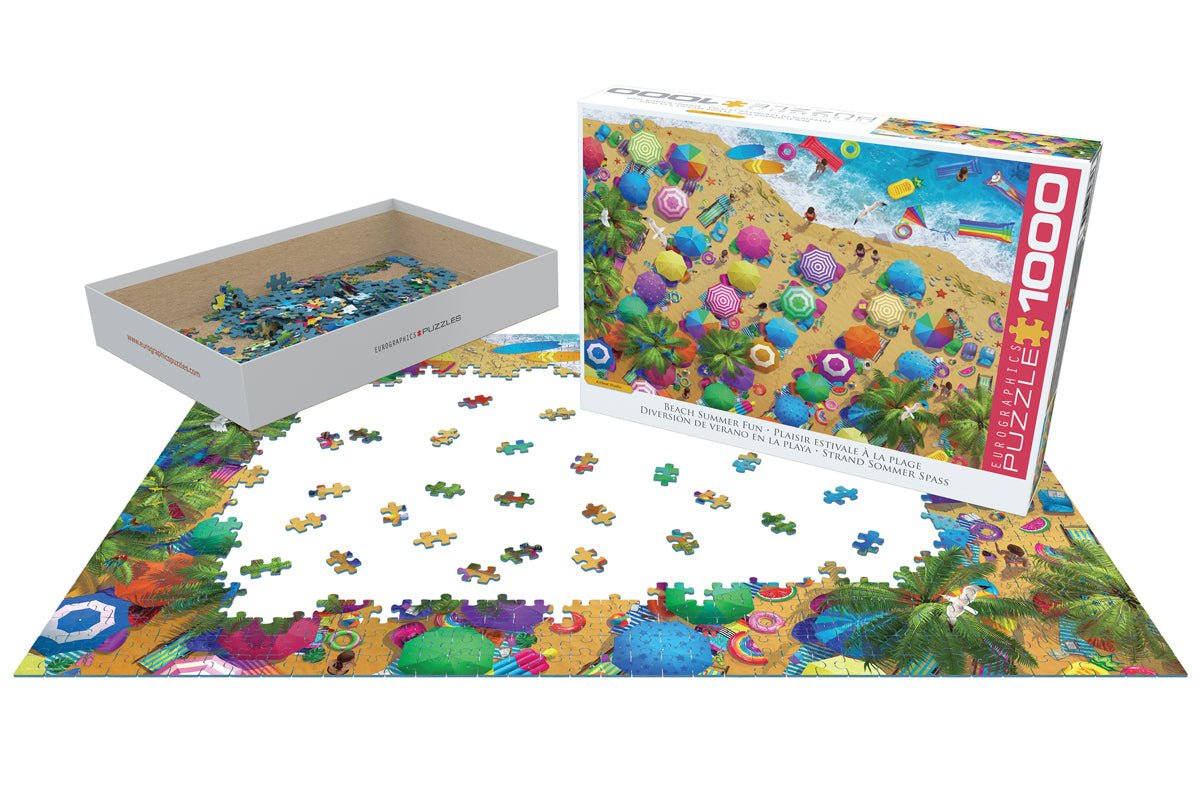 Beach Summer Fun 1000 Piece Jigsaw Puzzle by Eurographics - Eurographics - Jigsaw Puzzles - The Puzzle Center