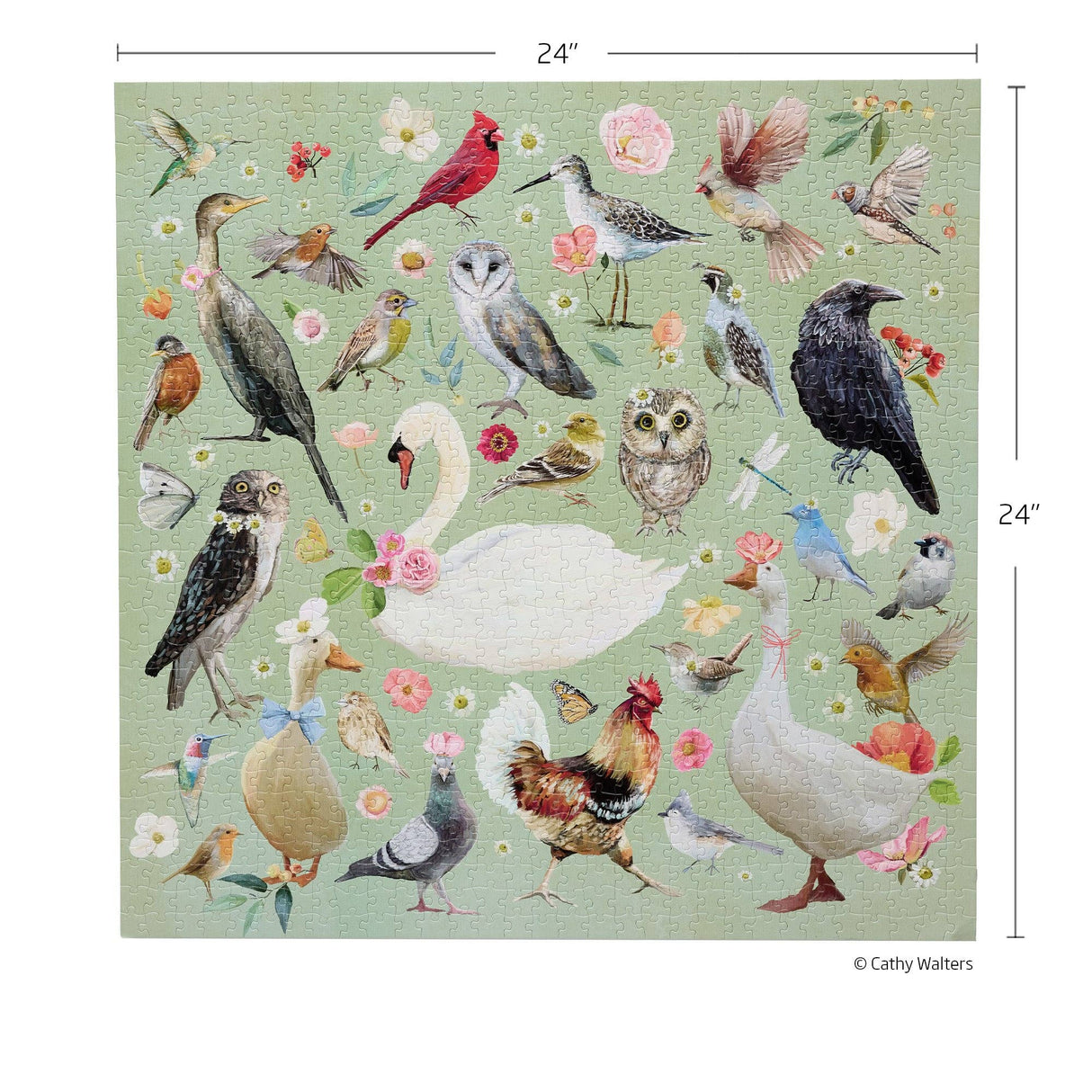 Beautiful Birds 1000 Piece Jigsaw Puzzle | WerkShoppe - Jigsaw Puzzles - The Puzzle Center