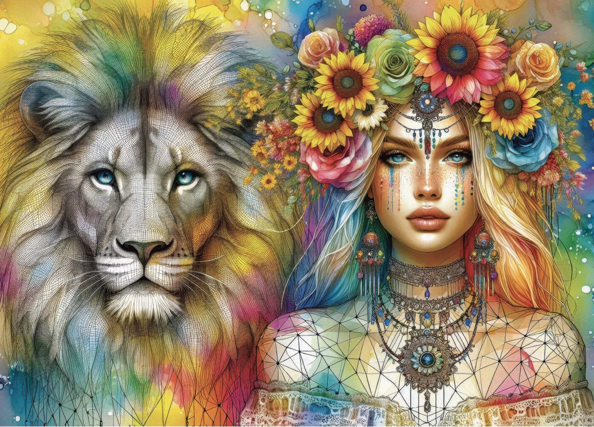 Beauty And Roar 1000 Piece Jigsaw Puzzle | JaCaRou Puzzles - Jigsaw Puzzles - The Puzzle Center