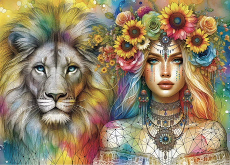 Beauty And Roar 1000 Piece Jigsaw Puzzle | JaCaRou Puzzles - Jigsaw Puzzles - The Puzzle Center
