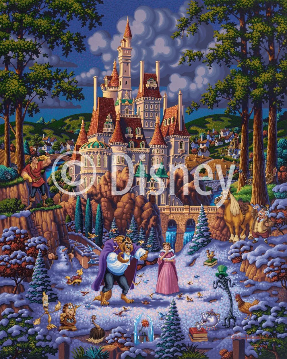 Beauty and the Beast Finding Love 500 Piece Jigsaw Puzzle by Dowdle and Disney - Dowdle - Jigsaw Puzzles - The Puzzle Center -