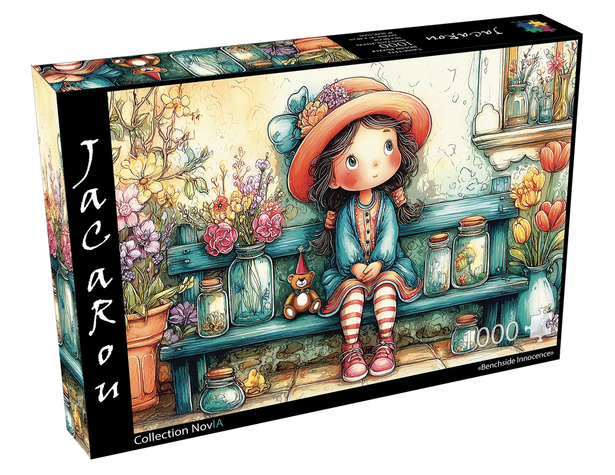 Benchside Innocence 1000 Piece Jigsaw Puzzle | JaCaRou Puzzles - Jigsaw Puzzles - The Puzzle Center