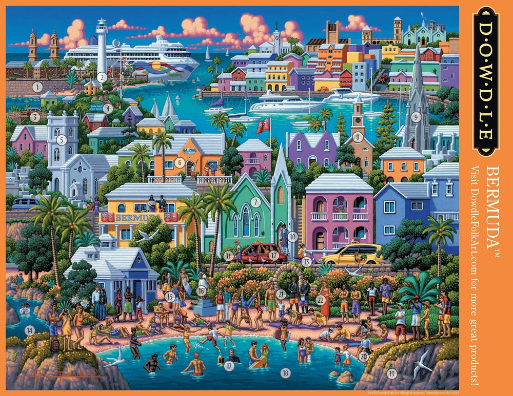 Bermuda 500 Piece Jigsaw Puzzle | Dowdle Puzzles - Jigsaw Puzzles - The Puzzle Center