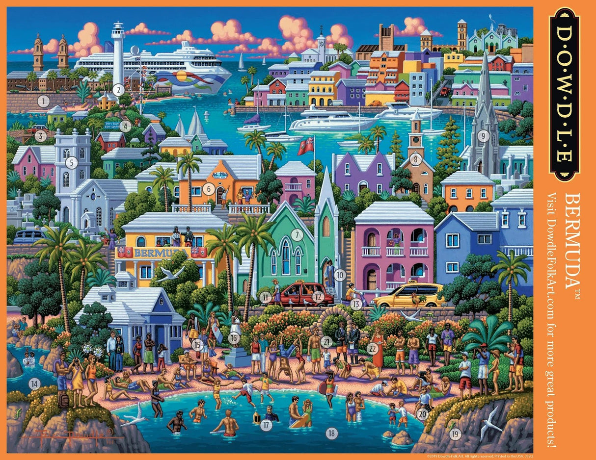 Bermuda 500 Piece Jigsaw Puzzle | Dowdle Puzzles - Jigsaw Puzzles - The Puzzle Center
