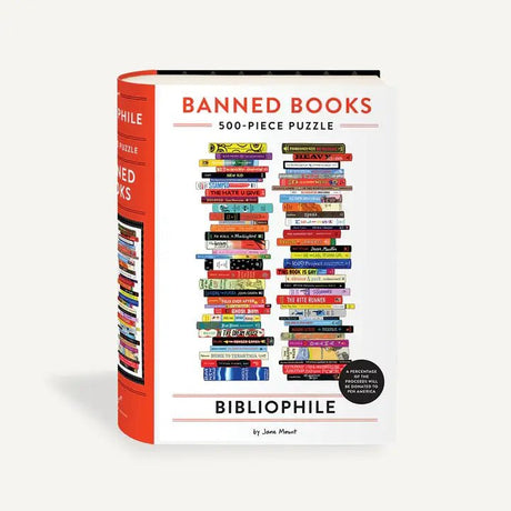 Bibliophile Banned Books 500 - Piece Puzzle - Bibliophile - Jigsaw Puzzles - The Puzzle Center -