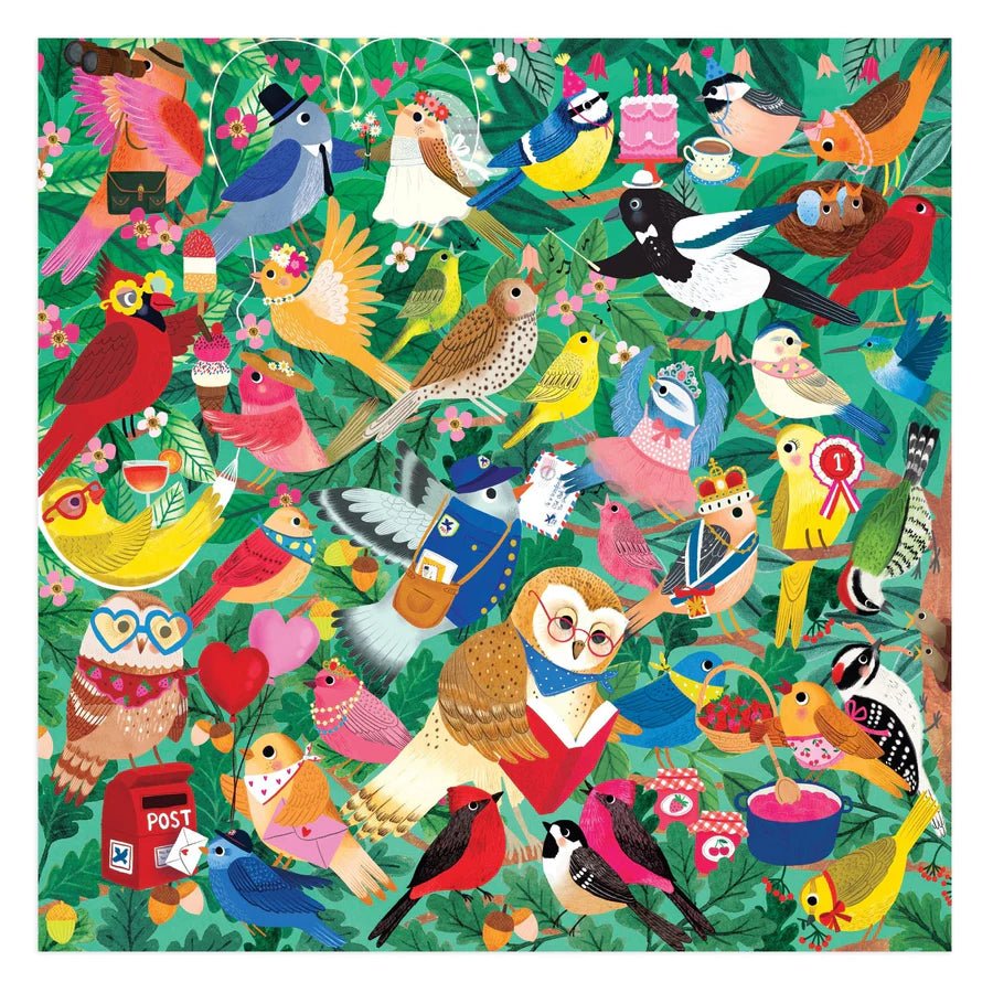 Birding Around 500 Piece Jigsaw Puzzle by Mudpuppy - Mudpuppy - Jigsaw Puzzles - The Puzzle Center