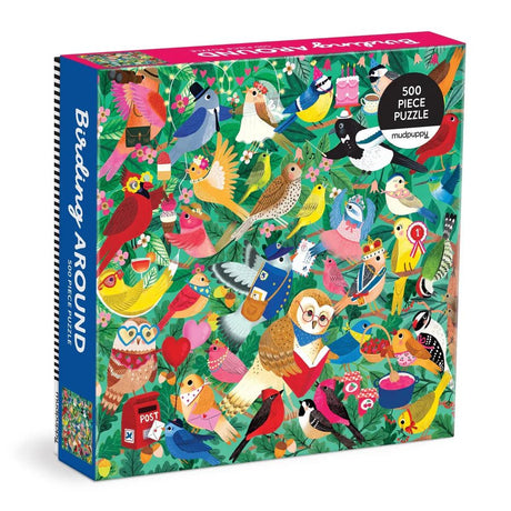 Birding Around 500 Piece Jigsaw Puzzle by Mudpuppy - Mudpuppy - Jigsaw Puzzles - The Puzzle Center