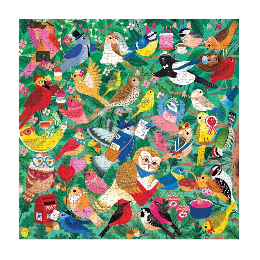 Birding Around 500 Piece Jigsaw Puzzle by Mudpuppy - Mudpuppy - Jigsaw Puzzles - The Puzzle Center