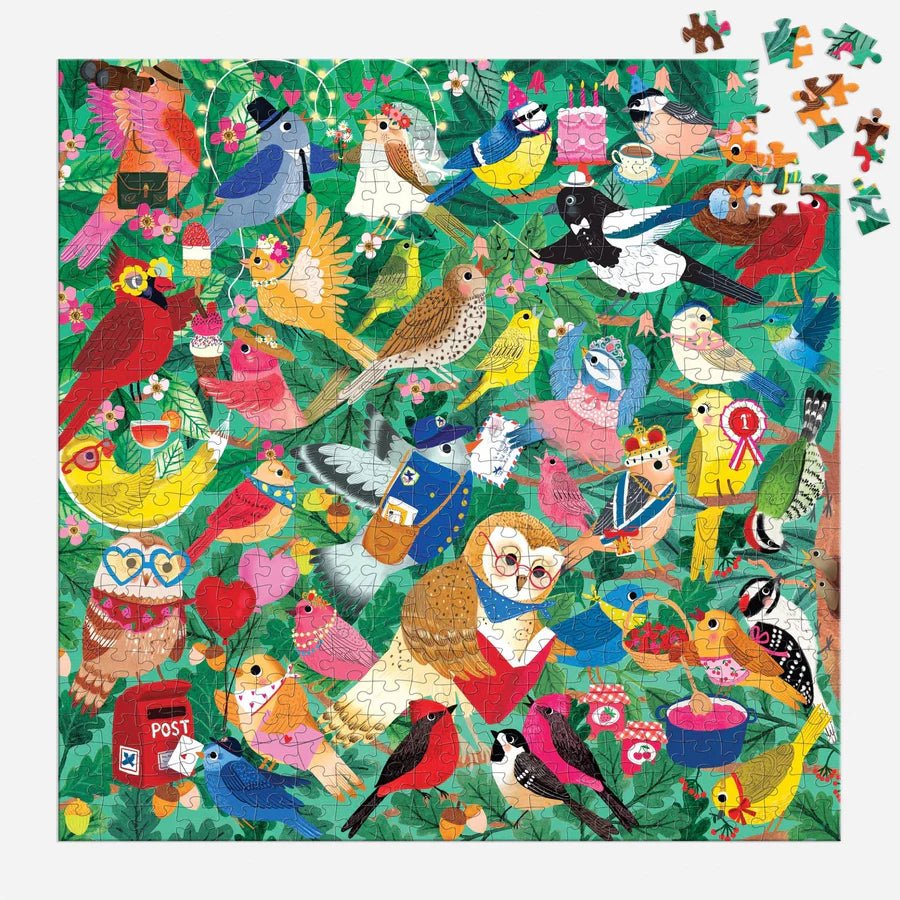 Birding Around 500 Piece Jigsaw Puzzle by Mudpuppy - Mudpuppy - Jigsaw Puzzles - The Puzzle Center