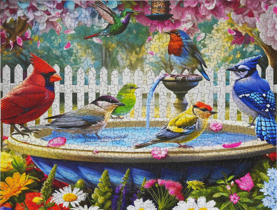 Birds Of Spring 500 Piece Jigsaw Puzzle by Springbok Puzzles - Springbok Puzzles - Jigsaw Puzzles - The Puzzle Center
