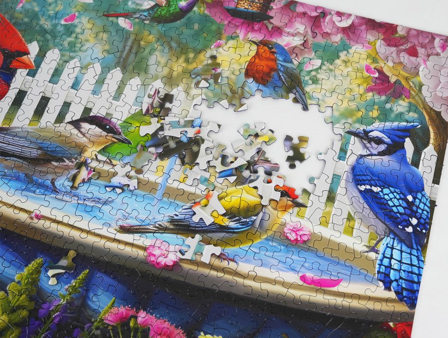 Birds Of Spring 500 Piece Jigsaw Puzzle by Springbok Puzzles - Springbok Puzzles - Jigsaw Puzzles - The Puzzle Center