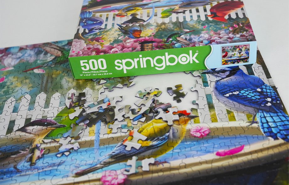 Birds Of Spring 500 Piece Jigsaw Puzzle by Springbok Puzzles - Springbok Puzzles - Jigsaw Puzzles - The Puzzle Center