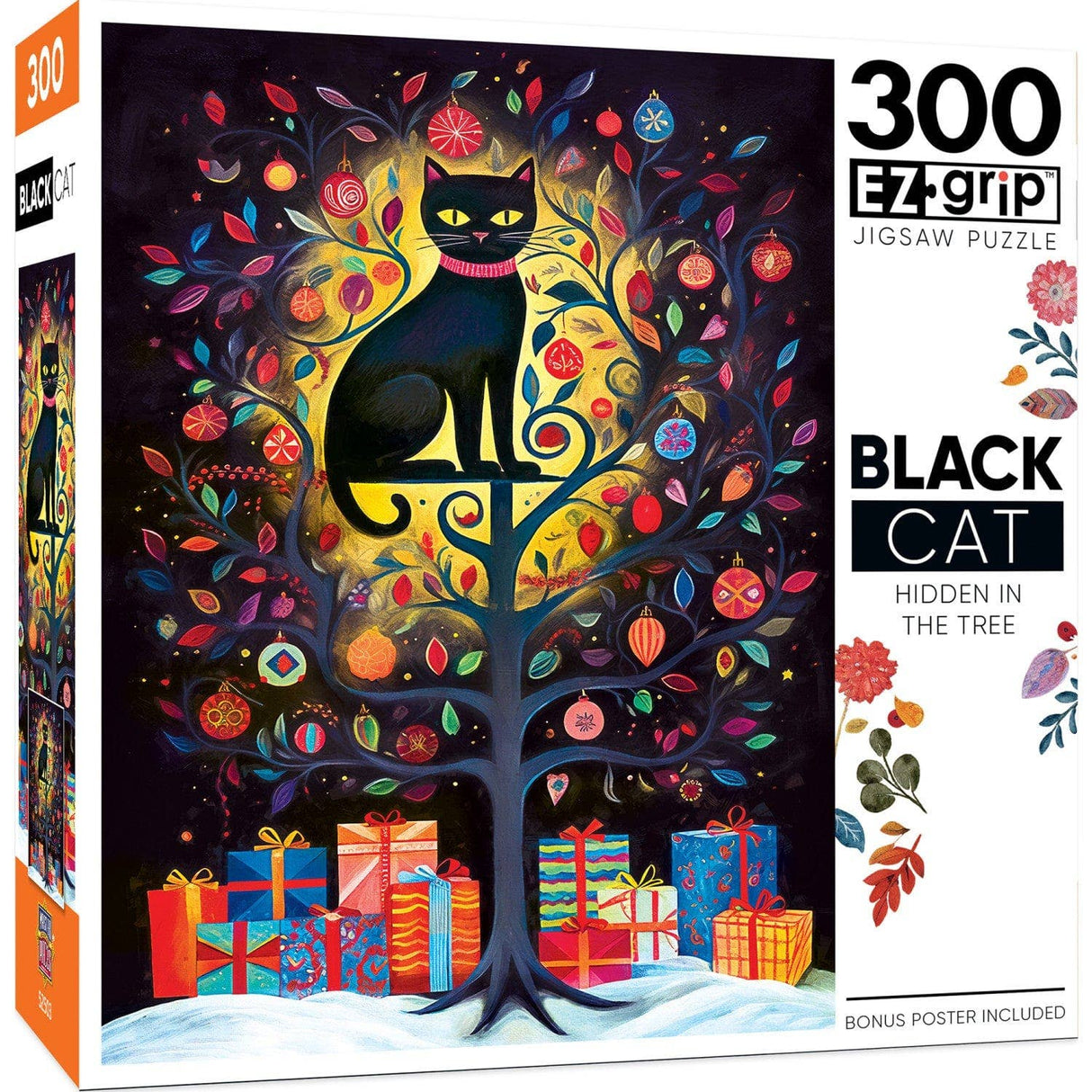 Black Cats - Hidden in the Tree 300 Piece EZ Grip Jigsaw Puzzle by Masterpieces Puzzles - Masterpieces Puzzles - Jigsaw Puzzles - The Puzzle Center