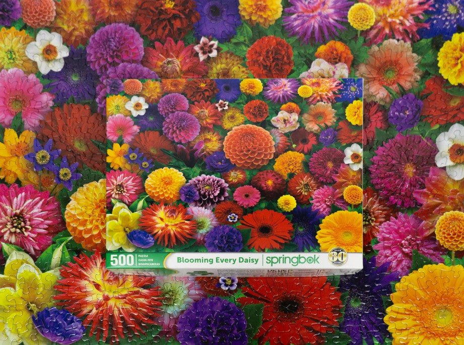 Blooming Every Daisy 500 Piece Jigsaw Puzzle by Springbok Puzzles - Springbok Puzzles - Jigsaw Puzzles - The Puzzle Center