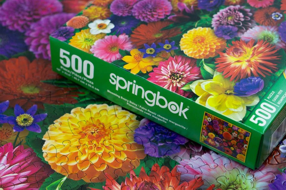Blooming Every Daisy 500 Piece Jigsaw Puzzle by Springbok Puzzles - Springbok Puzzles - Jigsaw Puzzles - The Puzzle Center