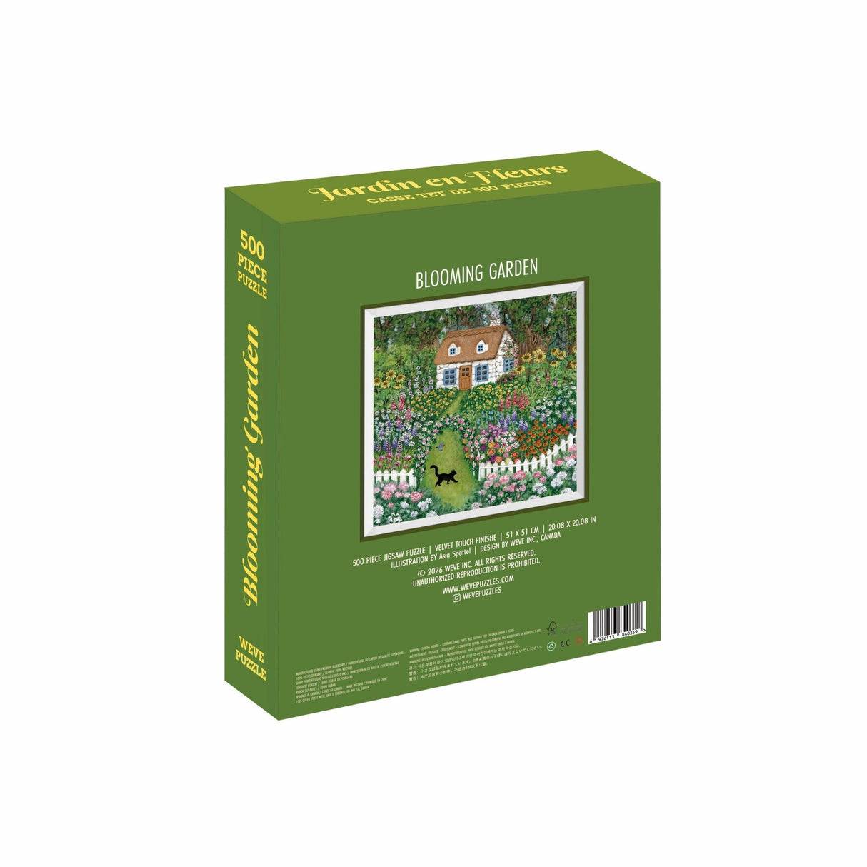 Blooming Garden 500 Piece Jigsaw Puzzle | WEVE - Jigsaw Puzzles - The Puzzle Center