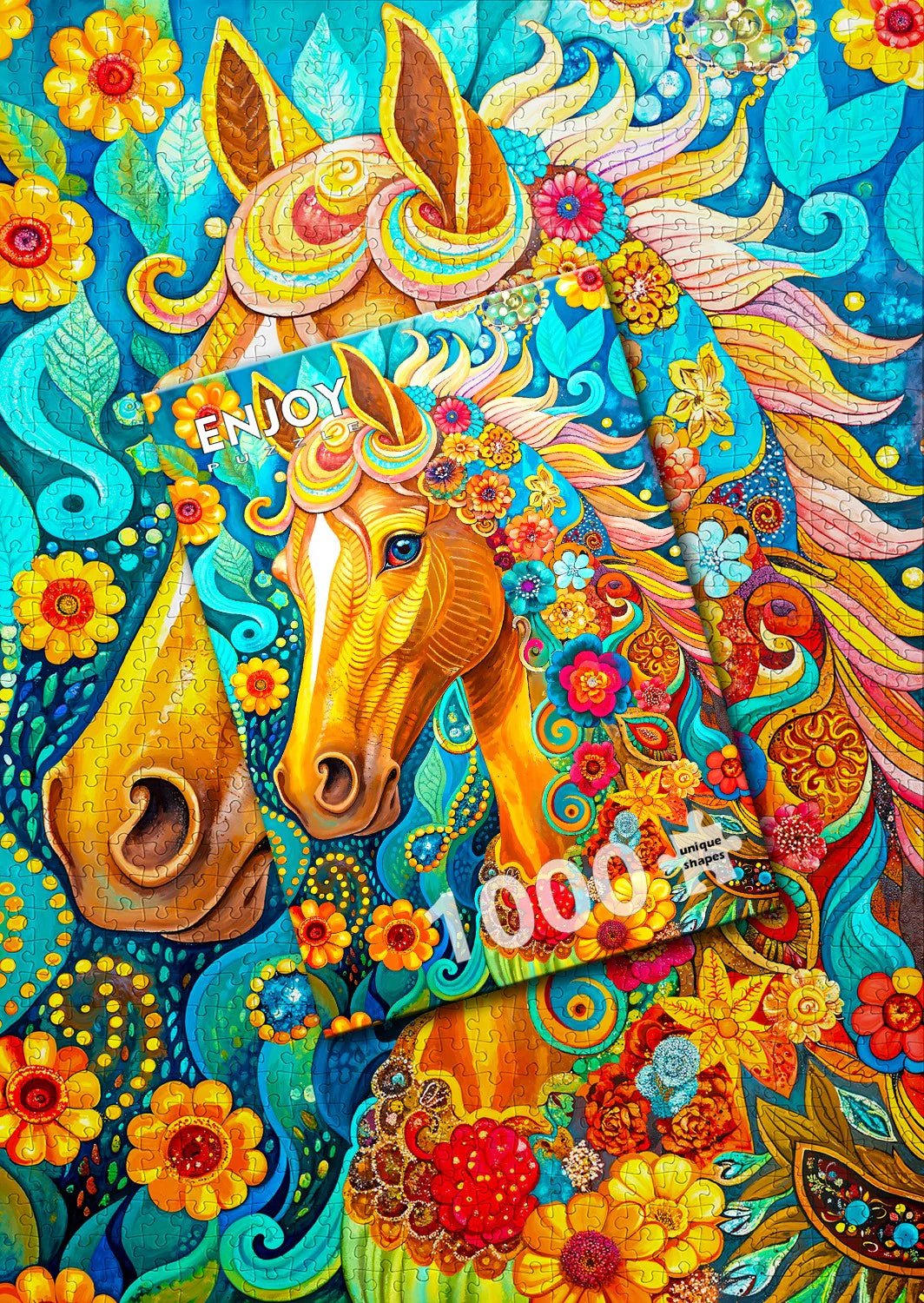 Blooming Mane 1000 Piece Jigsaw Puzzle | Enjoy Puzzles - Jigsaw Puzzles - The Puzzle Center