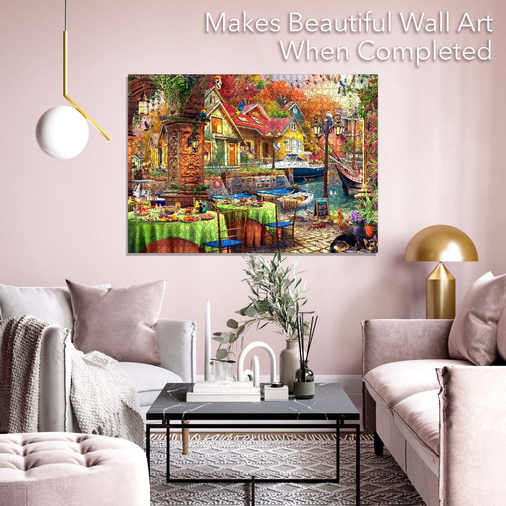 Boat Club Breakfast Puzzle - 1000 Piece Luxurious Jigsaw Puzzle by Brain Tree Game - Brain Tree Games LLC - Jigsaw Puzzles - The Puzzle Center -