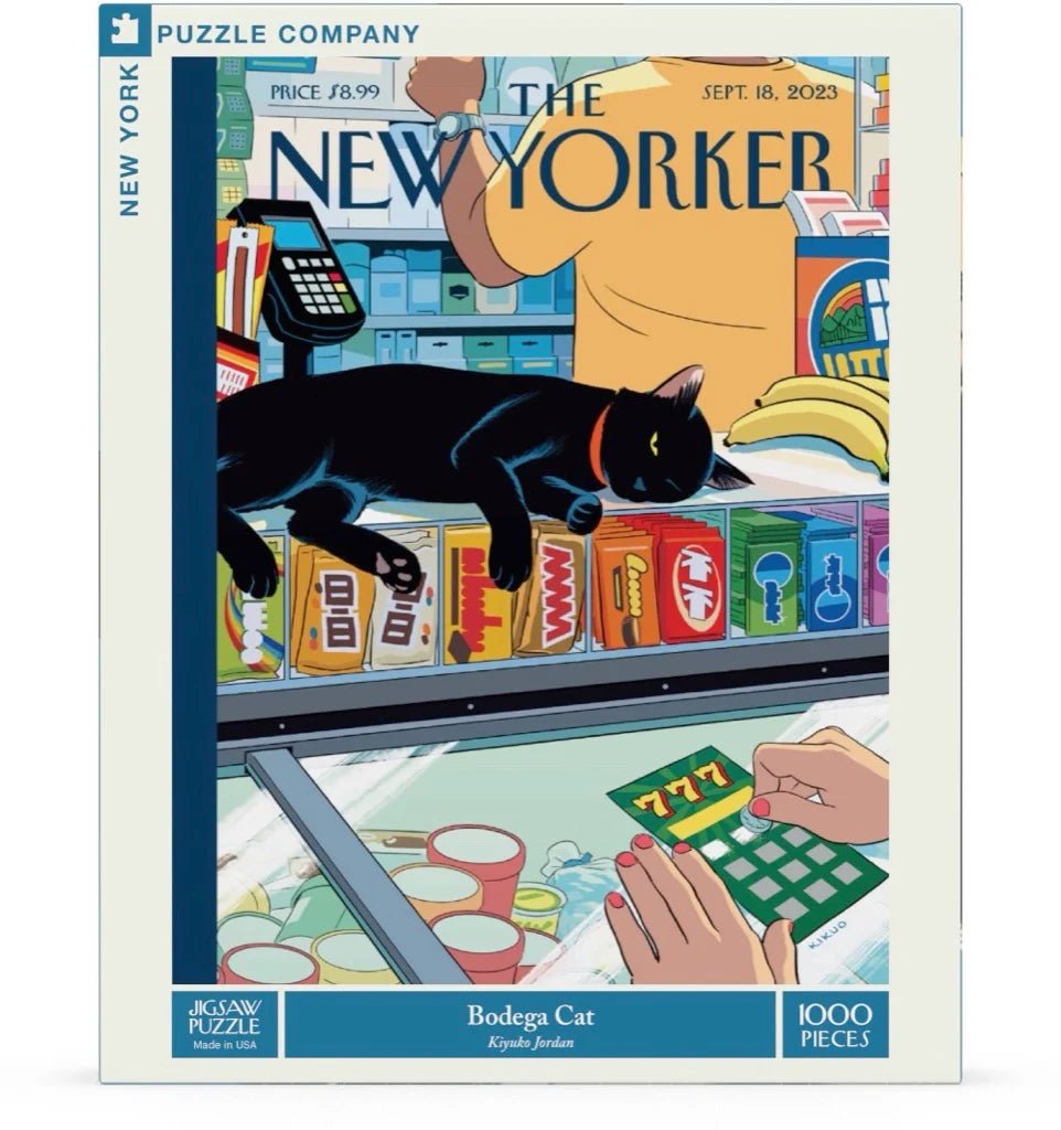 Bodega Cat 1000 Piece Jigsaw Puzzle by NY Puzzle Company - New York Puzzle Company - Jigsaw Puzzles - The Puzzle Center -
