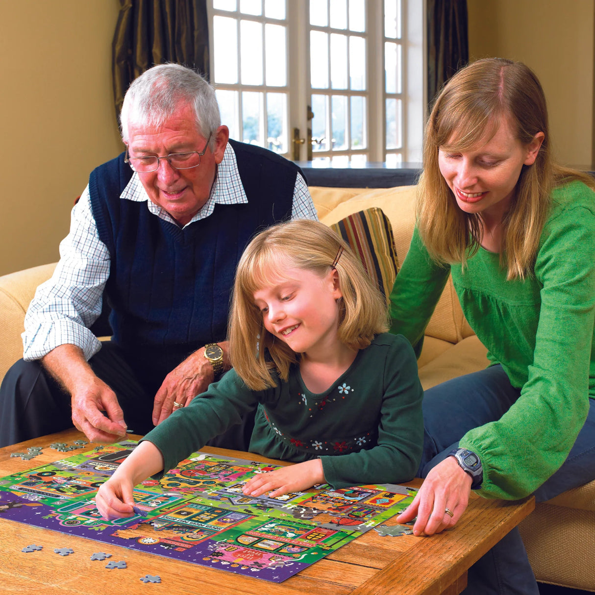 Boo Town (Family) 350 Piece Family Puzzle | Cobble Hill Puzzles - Jigsaw Puzzles - The Puzzle Center