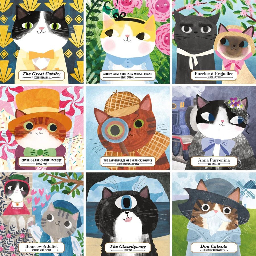 Bookish Cats 500 Piece Jigsaw Puzzle by Mudpuppy - Mudpuppy - Jigsaw Puzzles - The Puzzle Center
