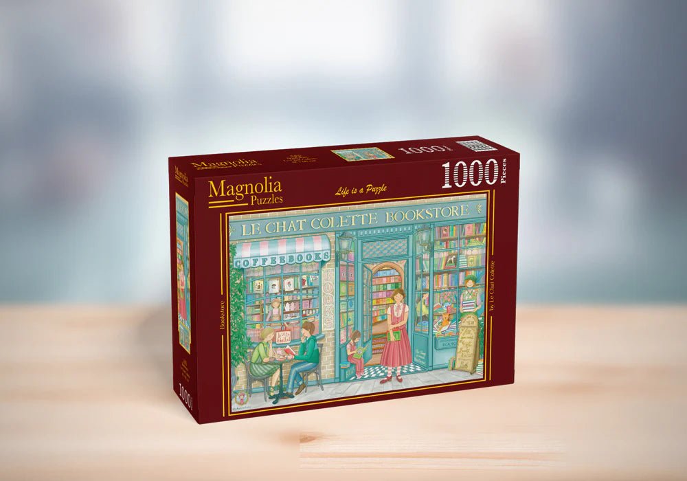 Bookstore 1000 Piece Jigsaw Puzzle by Magnolia - Magnolia - Jigsaw Puzzles - The Puzzle Center