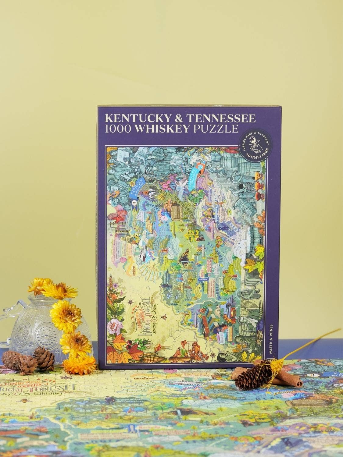 Bourbon Whiskey 1000 Piece Jigsaw Puzzle | Water & Wines - Jigsaw Puzzles - The Puzzle Center