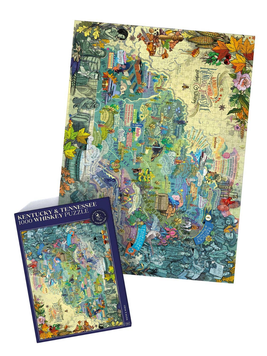 Bourbon Whiskey 1000 Piece Jigsaw Puzzle | Water & Wines - Jigsaw Puzzles - The Puzzle Center