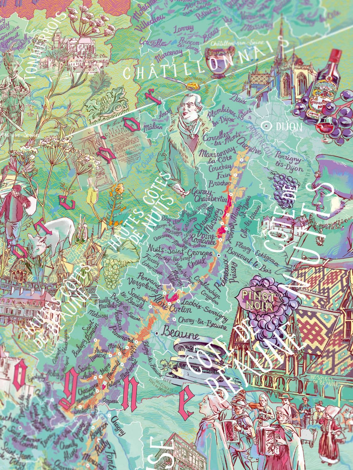 Bourgogne Wine 1000 Piece Jigsaw Puzzle | Water & Wines - Jigsaw Puzzles - The Puzzle Center