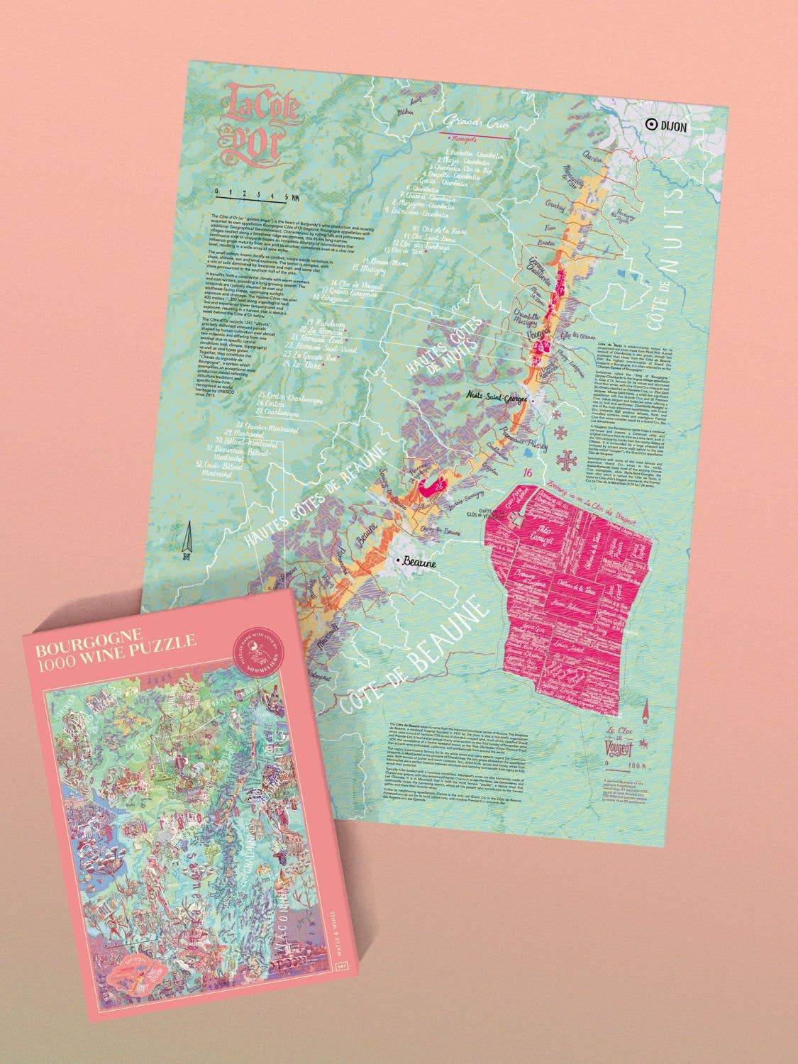 Bourgogne Wine 1000 Piece Jigsaw Puzzle | Water & Wines - Jigsaw Puzzles - The Puzzle Center