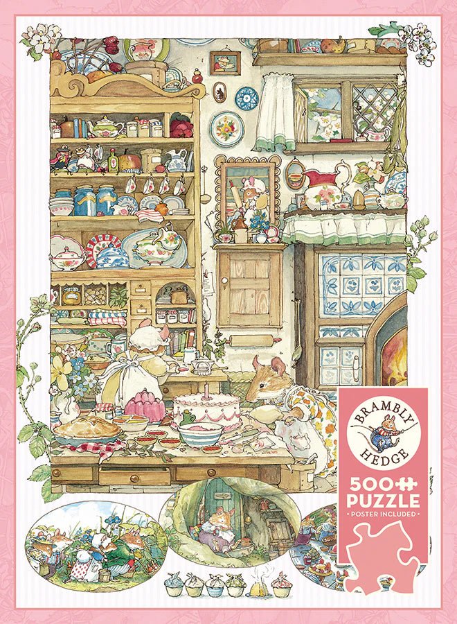 Brambly Hedge Picnic Preparations 500 Piece Jigsaw Puzzle | Cobble Hill Puzzles - Jigsaw Puzzles - The Puzzle Center