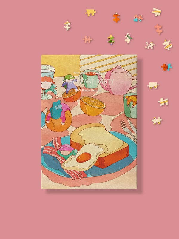 Breakfast Party 500 Piece Jigsaw Puzzle | The Puzzle Theory - Jigsaw Puzzles - The Puzzle Center