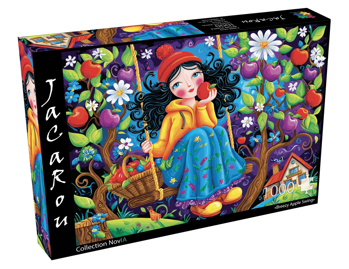 Breezy Apple Swing 1000 Piece Jigsaw Puzzle | JaCaRou Puzzles - Jigsaw Puzzles - The Puzzle Center