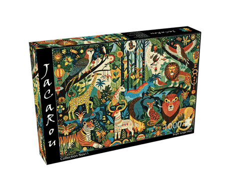 Bright Jungle Vibes 1000 Piece Jigsaw Puzzle | JaCaRou Puzzles - Jigsaw Puzzles - The Puzzle Center