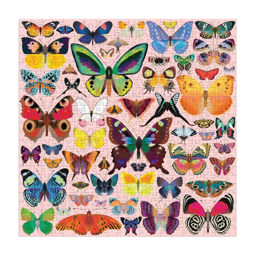Brilliant Butterflies 500 Piece Jigsaw Puzzle by Mudpuppy - Mudpuppy - Jigsaw Puzzles - The Puzzle Center