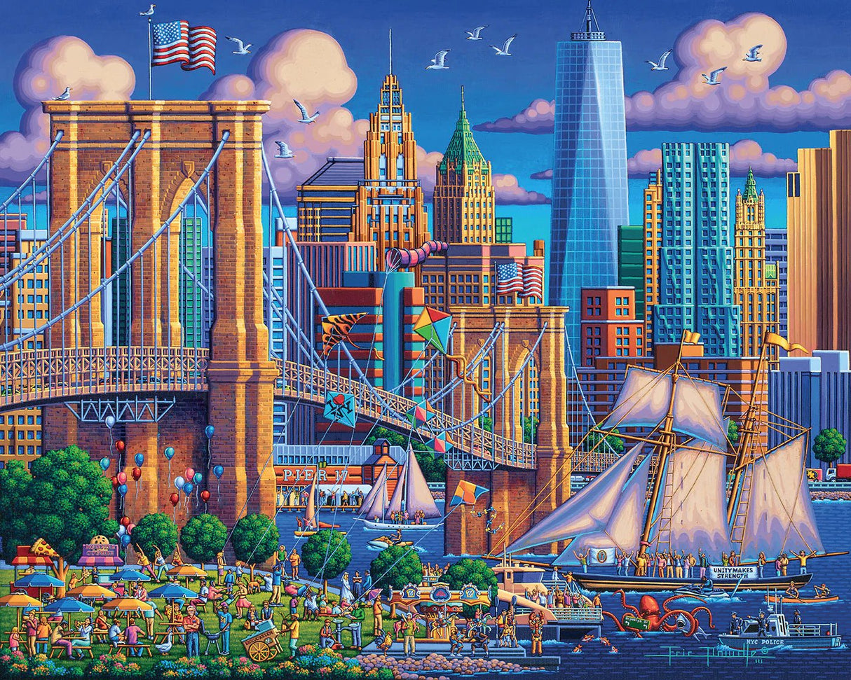 Brooklyn Bridge 1000 Piece Jigsaw Puzzle | Dowdle Puzzles - Jigsaw Puzzles - The Puzzle Center