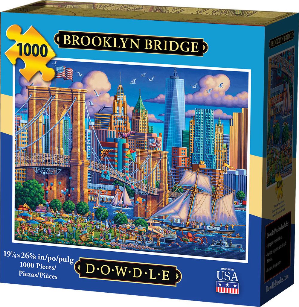 Brooklyn Bridge 1000 Piece Jigsaw Puzzle | Dowdle Puzzles - Jigsaw Puzzles - The Puzzle Center